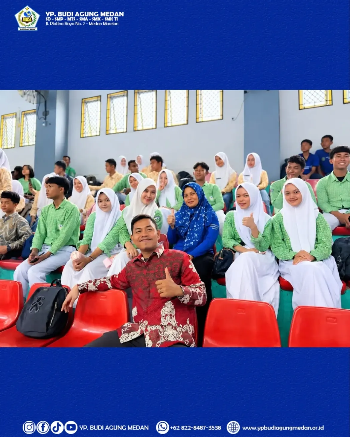SMAS Budi Agung Medan Mengikuti Kegiatan 𝐒𝐎𝐒𝐈𝐀𝐋𝐈𝐒𝐀𝐒𝐈 𝐁𝐎𝐋𝐀 𝐓𝐀𝐍𝐆𝐀𝐍 𝐓𝐈𝐍𝐆𝐊𝐀𝐓 𝐏𝐄𝐋𝐀𝐉𝐀𝐑 𝐓𝐀𝐇𝐔𝐍 𝟐𝟎𝟐𝟔
